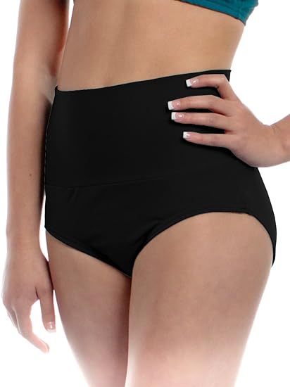 B Dancewear Womens High Waisted Brief Adult Sizes Can Be Used As Trunks Shorts Underpants and Performance Dancer Bottoms